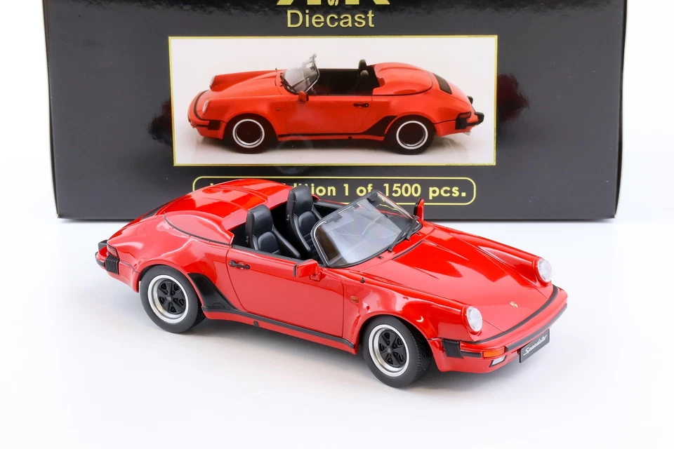 1:18 KK-Scale Porsche 911 Speedster 1989 Rosso - Immagine 2 di 4