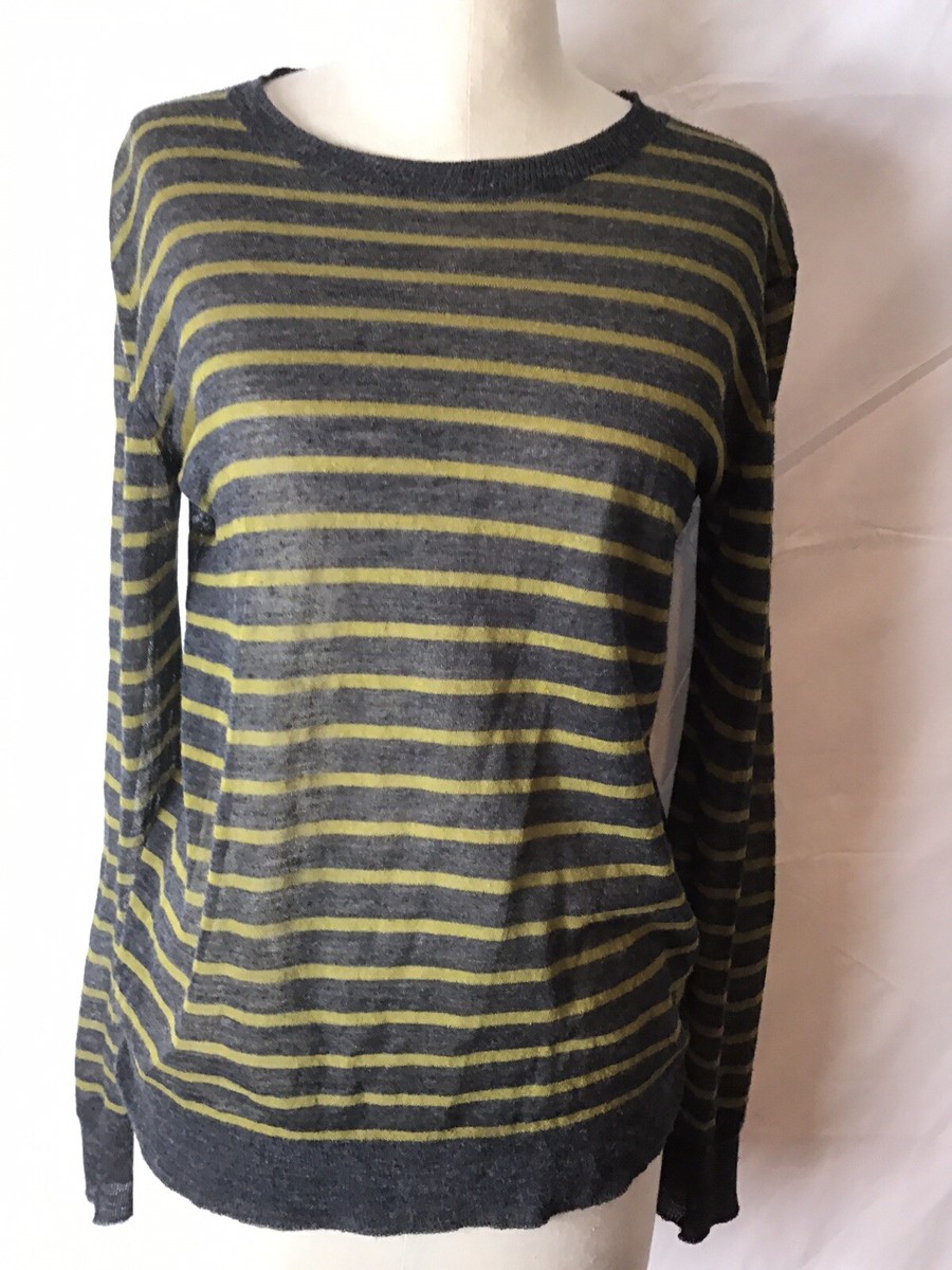 T alexander wang womens  striped  pullover sweater Size Small