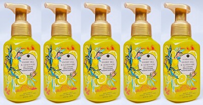 5 Bath & Body Works SWEET TEA LEMONADE Gentle Foaming Hand Soap 8.75 oz