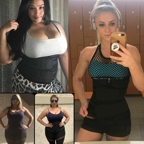 Donna Vita Yoga Trainer Sauna Corsetto Sudore Perdita Peso Body Shaper Cintura Slim - Foto 4 di 22