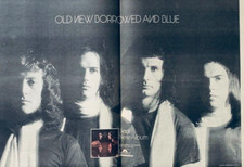SLADE 1974 original UK POSTER ADVERT OLD NEW BORROWED AND BLUE