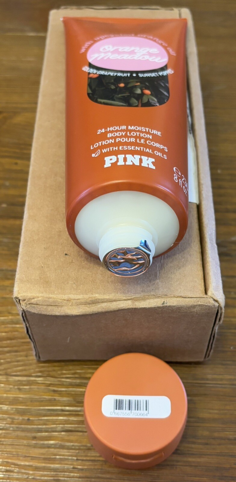 Victoria's Secret Pink Orange Meadow Fragrance Body Lotion 8 oz New Box