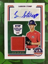2022 Panini USA Baseball Stars & Stripes Landon Stump Relic Auto #/399 #SSS-LS