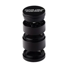 Santa Cruz Shredder MEDIUM 4 Piece Grinder 2-1/8" w/ Textured Grip - BLACK