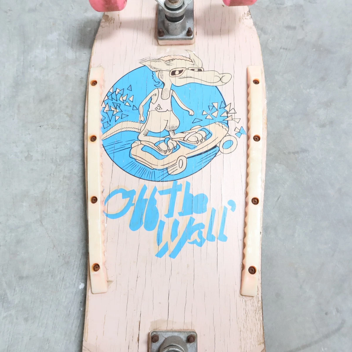 Vintage Off The Wall Skateboard Complete Old School Retro 80s 90s Deck Vans