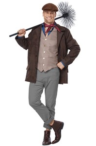 Brand New Bert The Chimney Sweep Mary Poppins Inspired Adult Costume Ebay