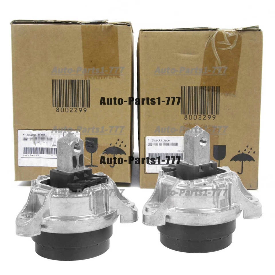 2 PIEZAS MONTAJE MOTOR DELANTERO L&R PARA BMW 740i 2010-2012, 740Li 3.0L GAS Foto 4 de 4