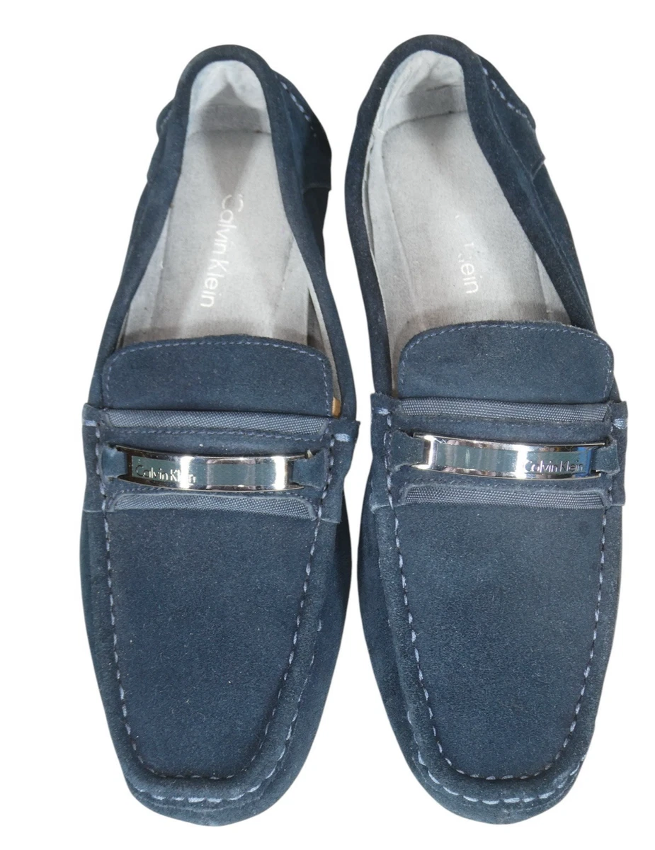 Calvin Klein Blue Suede Casual Shoes for Men for sale | eBay display picture 3