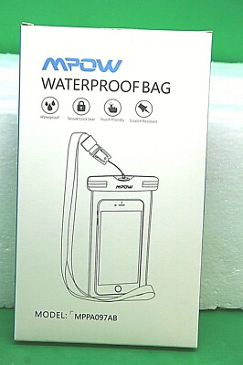 MPOW 2Pack Waterproof Pouches For HTC10 With Lanyards MPPA097AB