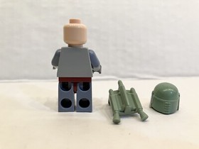 Lego Boba Fett Minifigure from 8097 Incomplete, Missing Pauldeon & Antenna