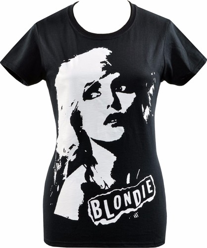 WOMENS PUNK T-SHIRT BLONDIE DEBBIE 