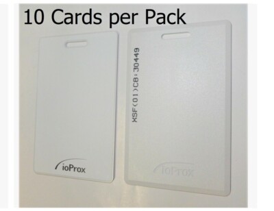 10 x Kantech ioProx P10SHL P10 Prox Proximity XSF/26bit Clamshell Cards Tyco New