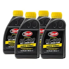 Red Line RL-600 Track/Street DOT 4 Brake Fluid (90404) 16 Ounce (4 PACK)