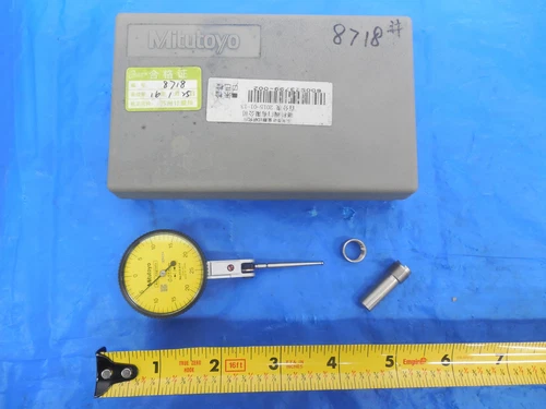 Mitutoyo 513-414E Quick-Set Dial Test Indicator, 0.05mm Range, 0.01mm Graduation