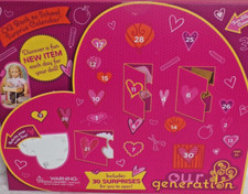 NEW OUR GENERATION BACK TO SCHOOL COUNT DOWN DOLL ACCESSORIES PLAY SET