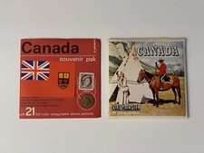 SAWYERS VIEW-MASTER A-90 CANADA 3 REEL SET complete with stamp  coin