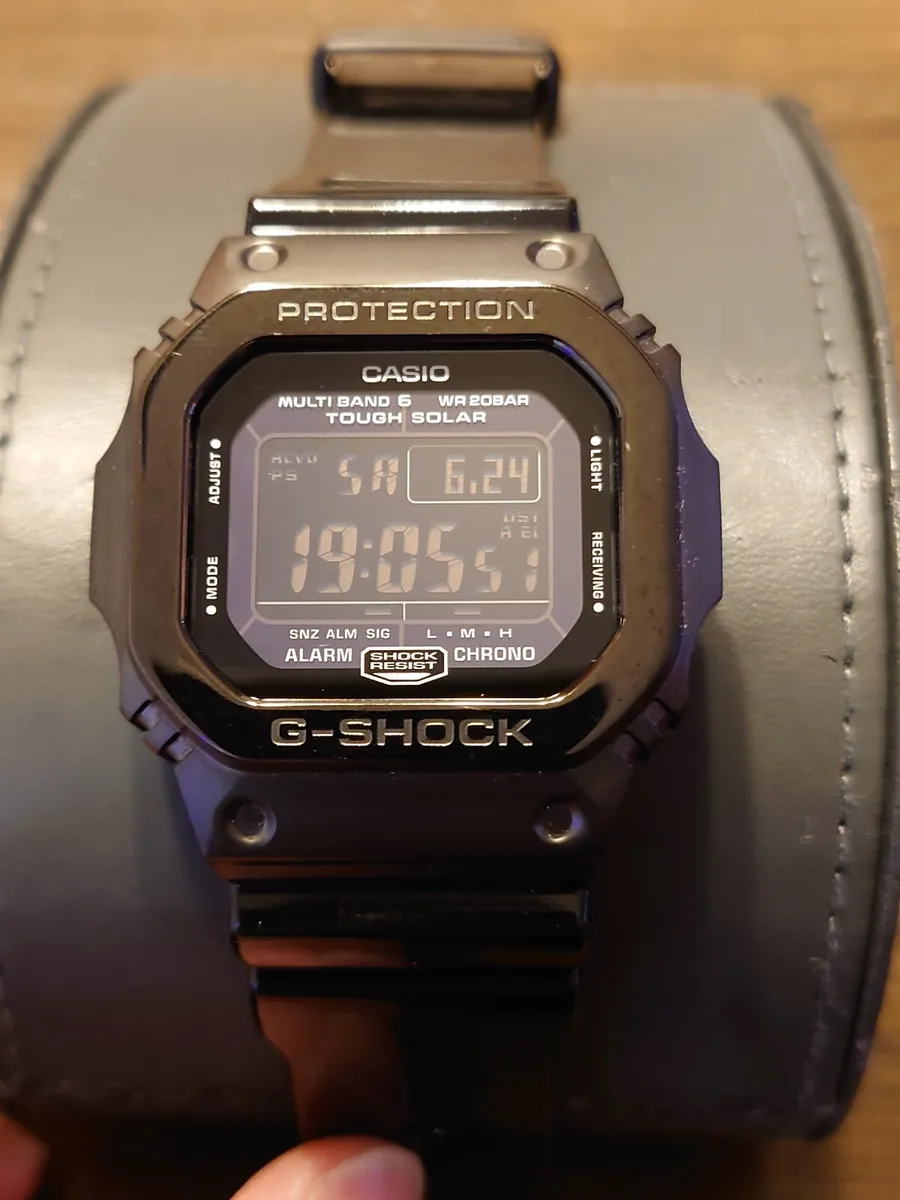 Casio G-Shock Men's Digital Watch - GW-M5610BB With titanium Bezel