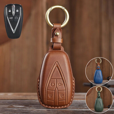 Genuine Leather Car Key Fob Case Cover For Changan CS75 PLUS CS35 PLUS CS55 PLUS