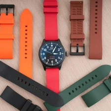 FKM Rubber Quick Release Watch Strap Band Dive Replacement Sport Seiko Silicone