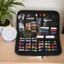 172pc Home Travel Sewing Kit Thread Threader Needle Tape Measure Scissor Thimble