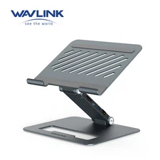 Adjustable Computer Riser Laptop Stand USB C Dock Dual HDMI for 10-17" Laptop