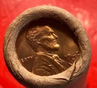 1942-D Lincoln Wheat Cent Penny Roll GEM RED  Uncirculated Sealed Old Bank Wrap
