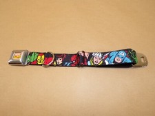 Buckle Down Seatbelt Buckle Dog Collar 5-Marvel Characters 1-1/2"