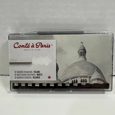 Conte A Paris Crayons - White Blanc HB Box of 12 New Sealed