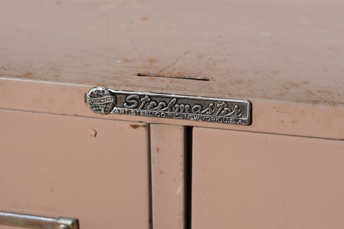 Vintage Steelmaster Industrial Double Drawer Library Index Card File Cabinet - Picture 3 of 9