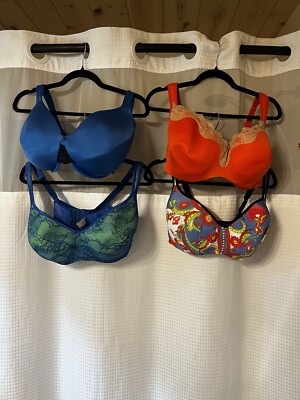 Cacique Bra Ladies 38G Lot Of Bras Lane Bryant Plus Size