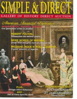 Simple & Direct Gallery of History Direct Auction January 2001  KL4404