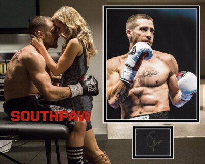 JAKE GYLLENHAAL SIGNIERTE SOUTHPAW FOTOHALTERUNG 
