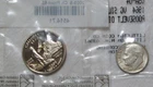 Proof  2005 S  Yosemite Valley CA State Quarter & Silver 1964 Roosevelt Dime
