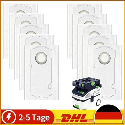 10x Staubbeutel für Festool SELFCLEAN Filtersack SC-FIS-CT MINI/MIDI-2/5/CT15
