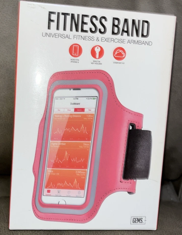 4 个健身表带 适合 iPhone 6 完好-粉色-灰色-薰衣草 — 第 3/4 张图片