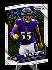 Terrell Suggs 2025 Panini Prizm #93 White Disco Prizm Baltimore Ravens 🐦‍⬛ 