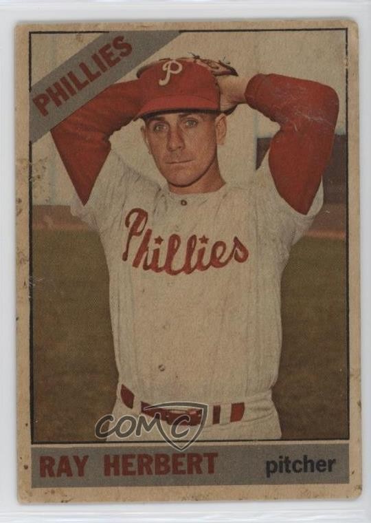 1966 Topps Venezuelan Ray Herbert #121 3p9