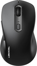 Bluetooth Mouse, USB BT1 BT2 Wireless Mouse for Laptop, Silent Click, Fu