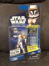 STAR WARS CLONE WARS SERIES  03 BLUE CARD COMMANDER CODY FIGURE
