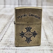 Harley Davidson Zippo Lighter 2000 XVI Brass Bradford PA USA Vintage Rare HTF