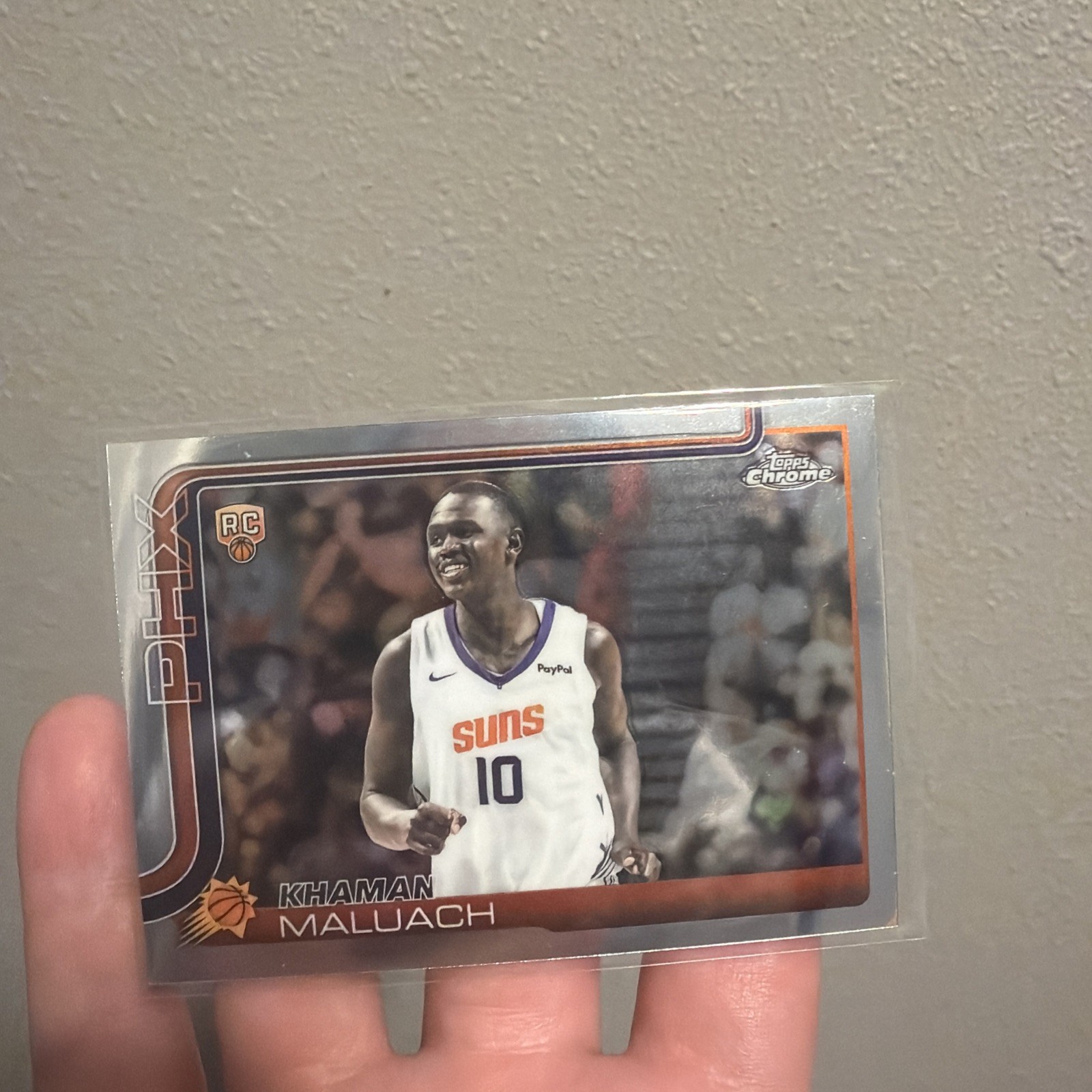 2025-26 Topps Chrome Basketball Khaman Maluach RC #260 Base