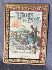 1876 Edward Schuberth & Co. FRAMED Sheet Music “The Union Forever” C. Fradel
