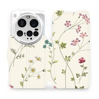 HandyhüLle Mit Klappe FüR Xiaomi 15 Ultra Mobiwear Case Flip Cover Feldblumen