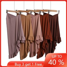 Ruffles Headscarf Muslim Women Full Cover Khimar Scarf Hijab Wrap Shawl Turban