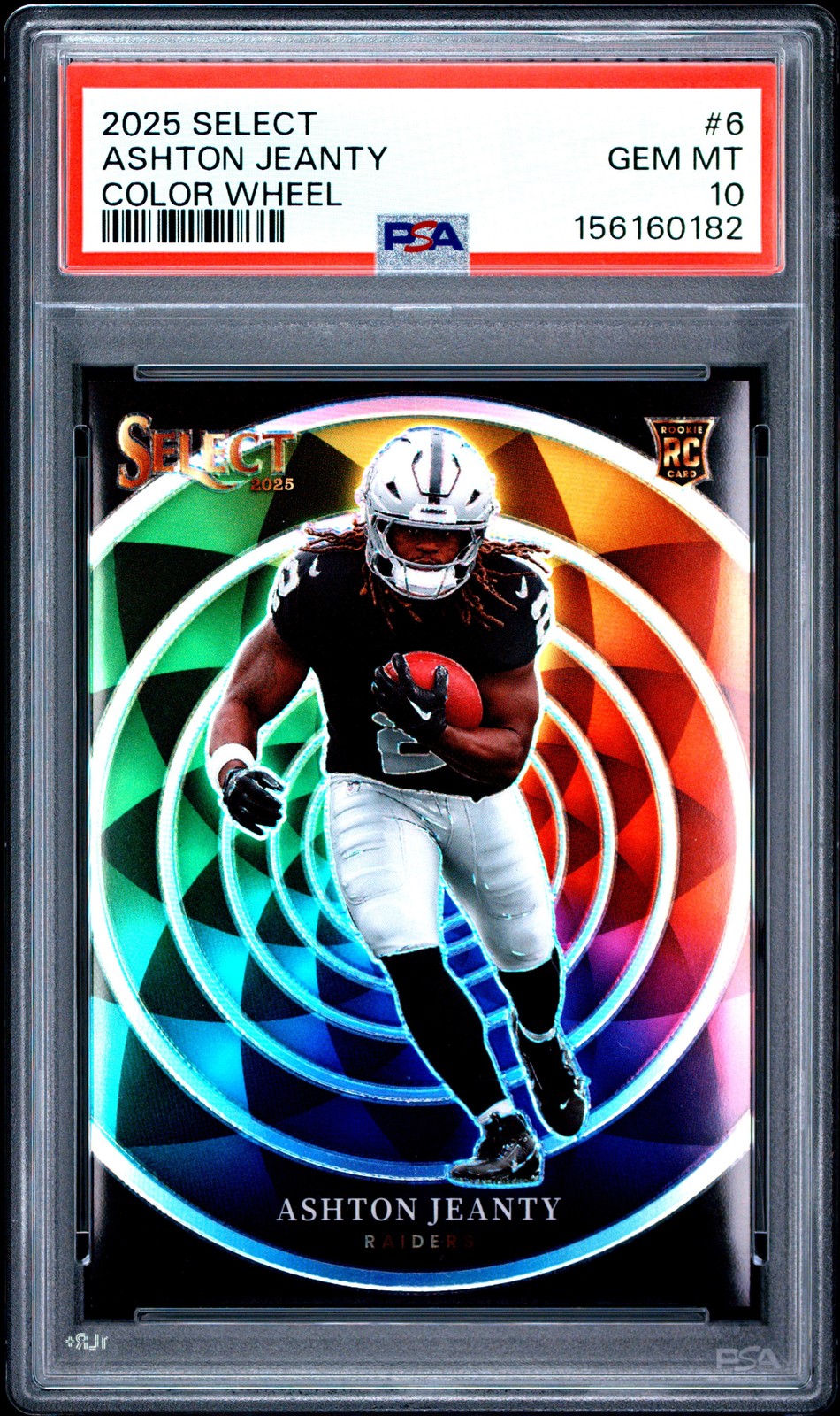 Ashton Jeanty Panini Select Color Wheel #6 Base