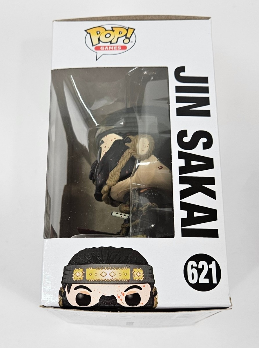 JIN SAKAI FUNKO POP FIGURE GHOST OF TSUSHIMA GAMESTOP BLOODY