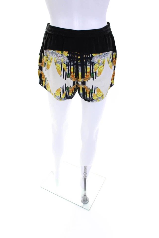Pantalones Cortos Rebecca Minkoff Mujer Seda Estampado Floral Multicolor Talla Extra Pequeña Foto 3 de 4