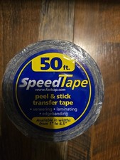 3 Rolls Fastcap 1" x 50 Feet Speedtape Double Sided Pressure Sensitive Tape 
