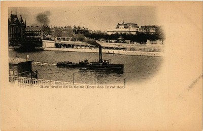 CPA PARIS 7e Rive droite de la Seine Pont des Invalides (576738)