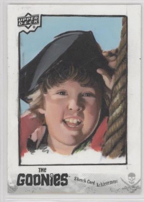 2024 Upper Deck The Goonies 1/1 CHUNK Auto Sketch By Kevin Graham